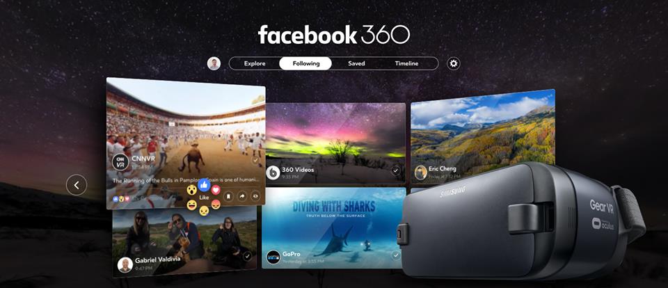 Disponible Facebook 360 para Oculus Rift y Samsung Gear VR 70