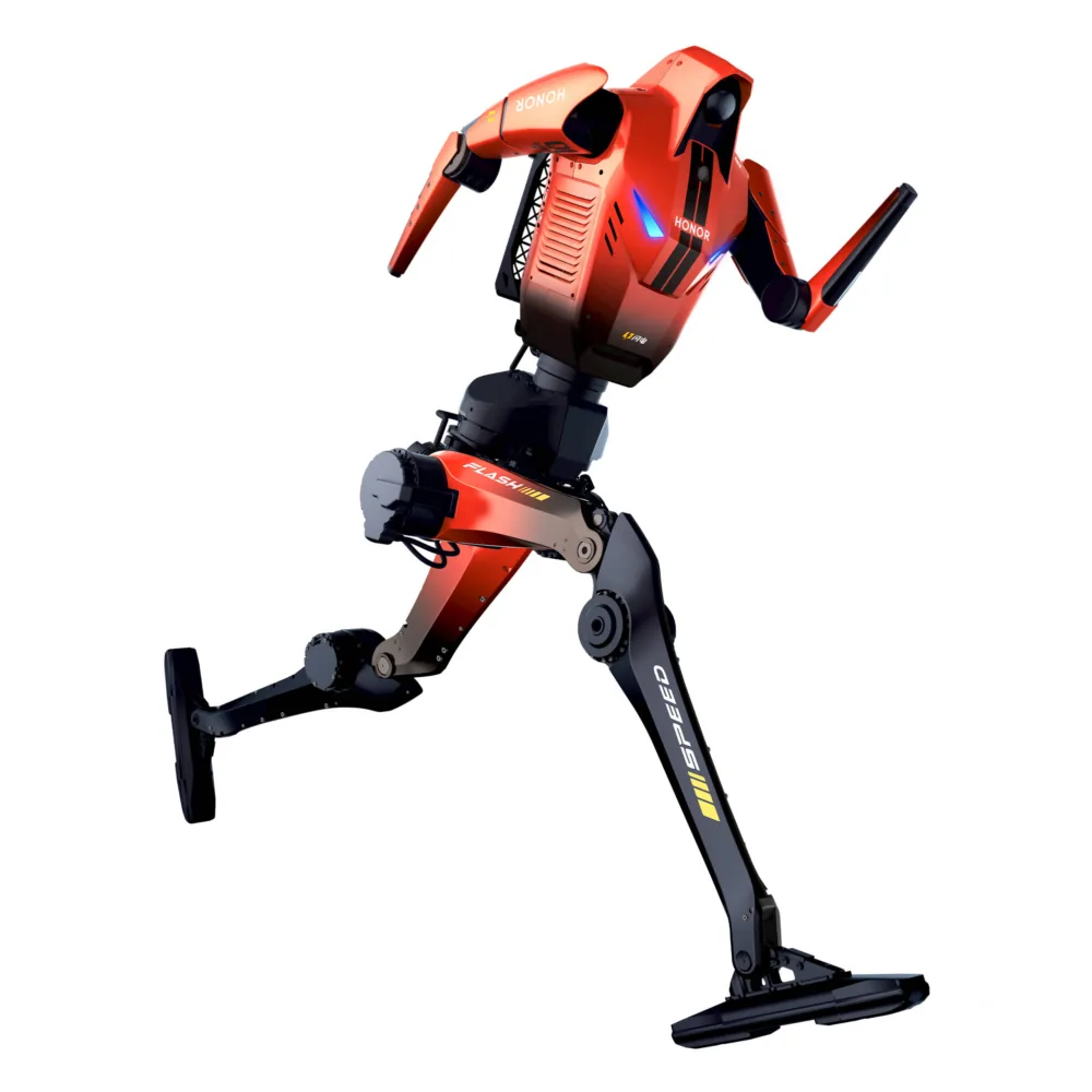 HONOR presume de sus robots: su androide D1 barre en la media maratón