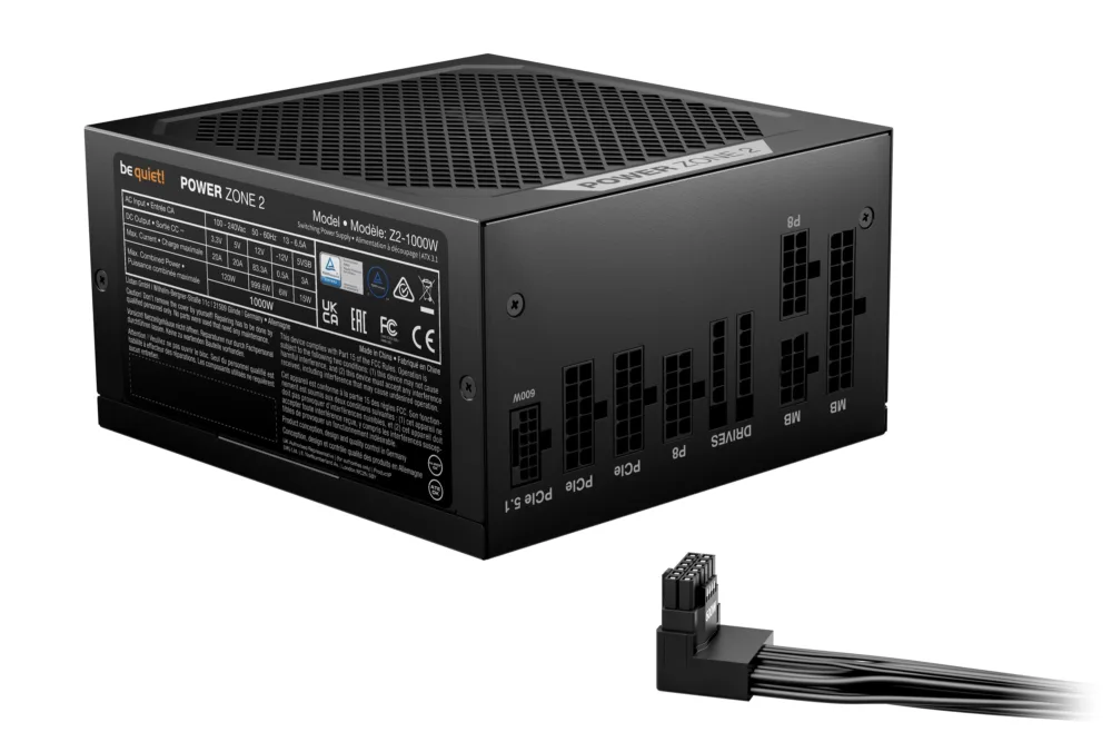 be quiet! expande su catálogo de PSU con las Power Zone 2 1200W y Pure Power 13M 1200W