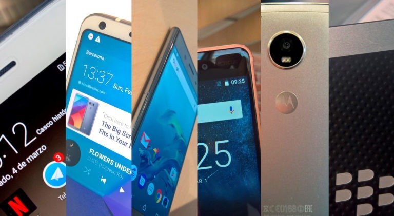 Los mejores teléfonos del MWC 2017 cara a cara