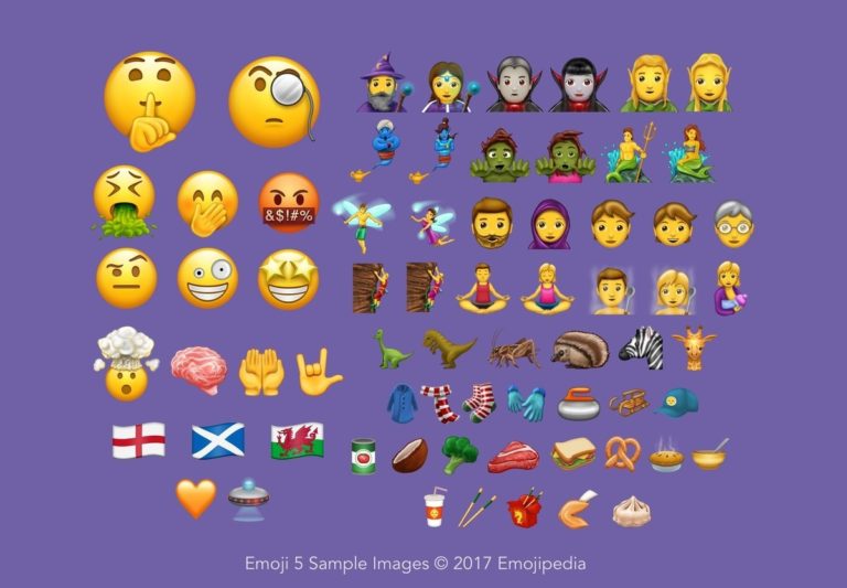 Estos son los 69 nuevos emojis que llegarán a finales de año