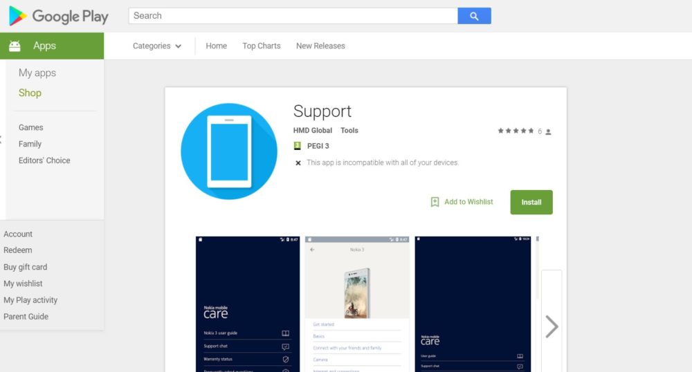 Nokia ya tiene su aplicación de soporte para Android en la Google Play