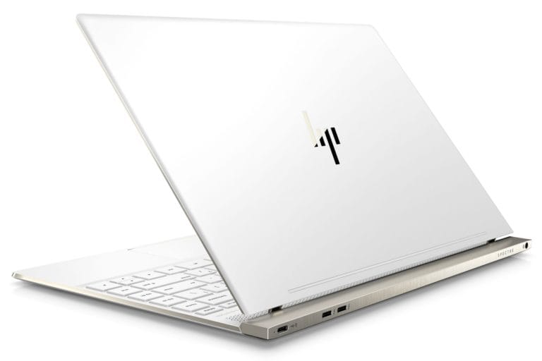 HP Spectre 13 (2017) por detrás