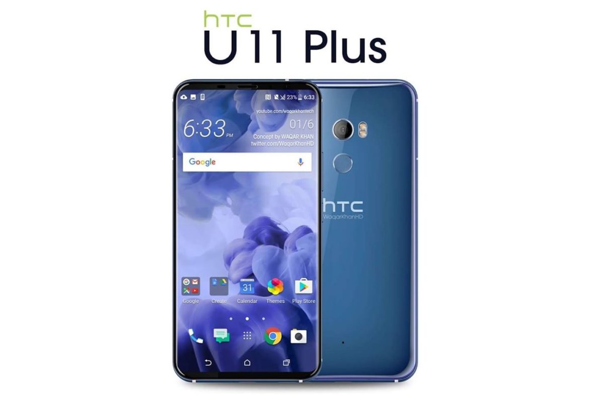 HTC U11 Plus en color translúcido
