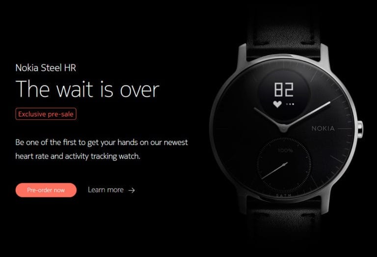 Reserva del Nokia Steel HR disponible