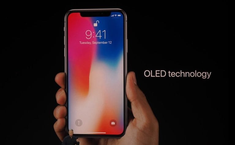 iPhone X panel OLED