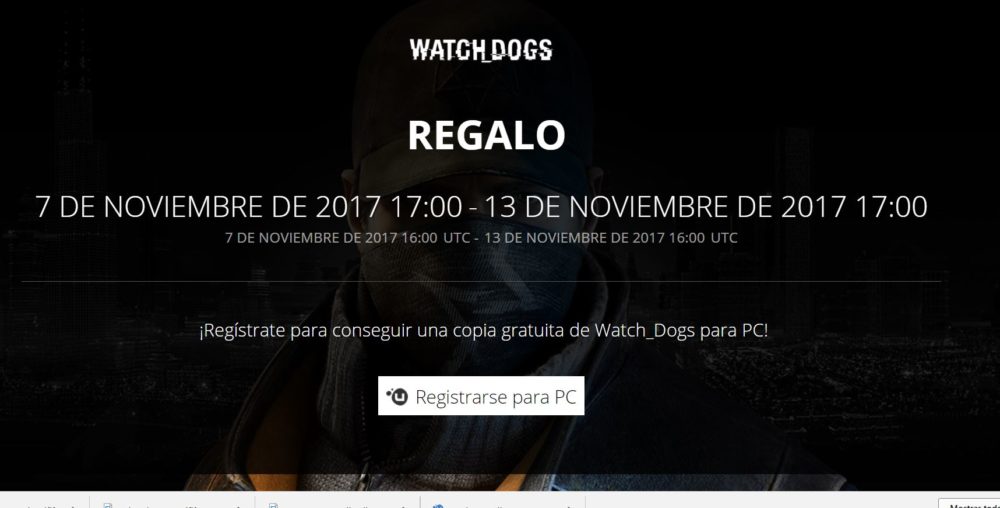 Watch Dogs de Ubisoft, consiguelo gratis para tu PC 
