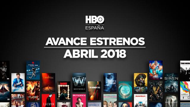 Estrenos de HBO para Abril