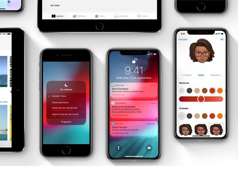 iOS 12 ya está disponible para iPhone y iPad