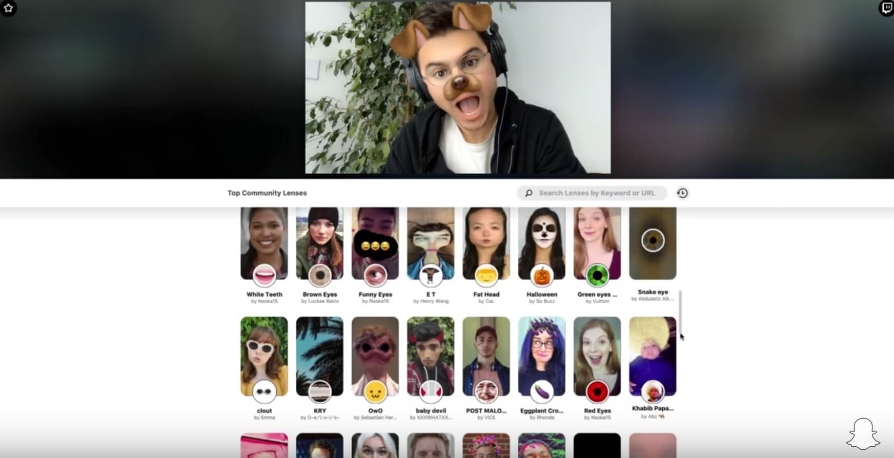 Snap Camera: los filtros de Snapchat llegan a PC y Mac