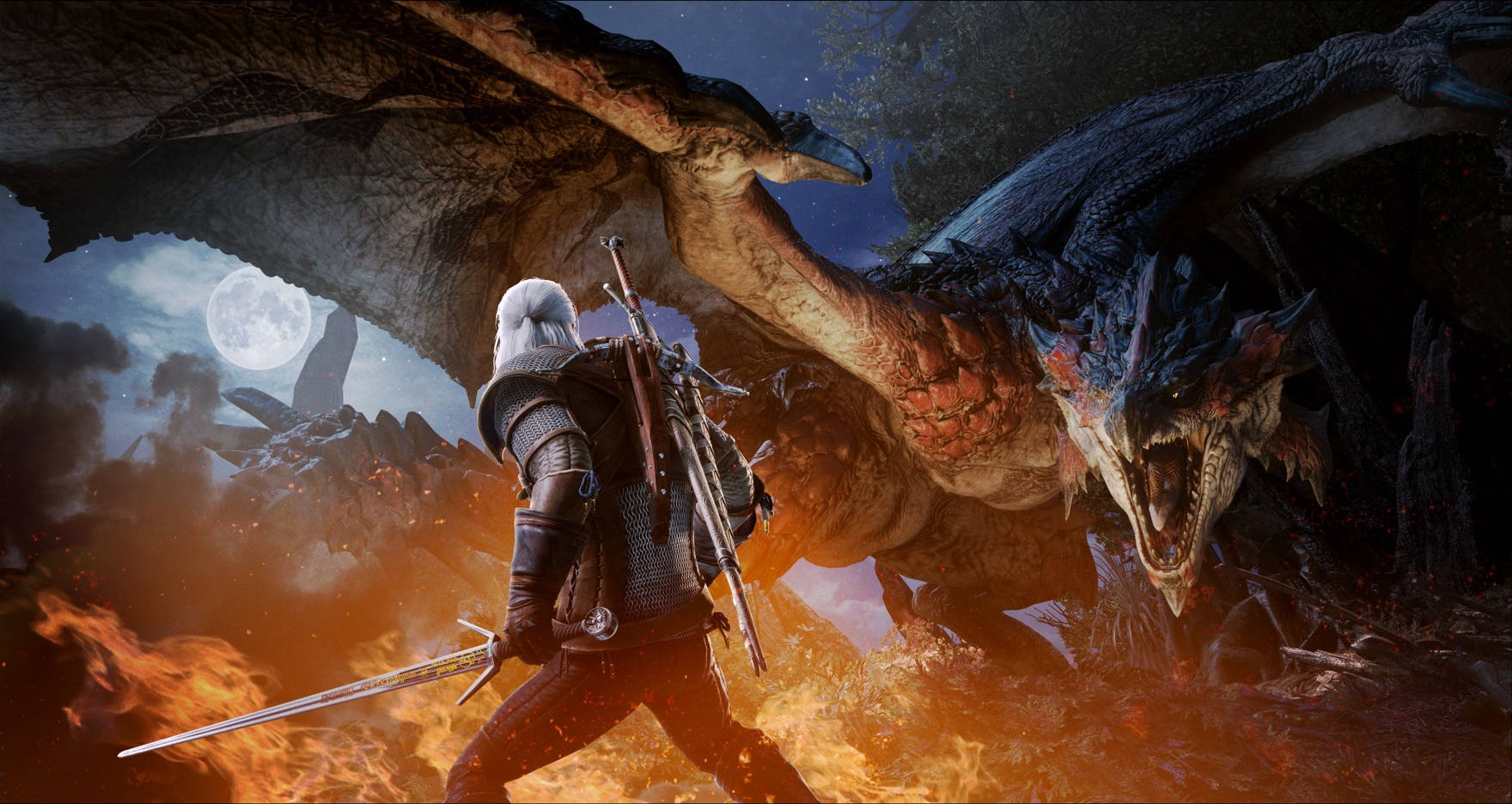 the witcher 3 wild hunt monster hunter world collaboration