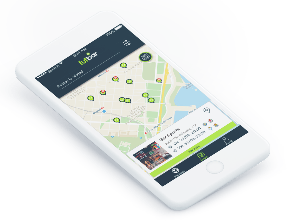 Futbar, la app que te dice donde ver el Fútbol cerca de ti 91
