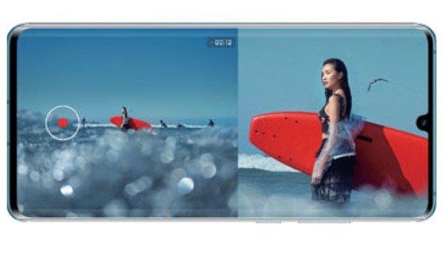 Dual-View Video Huawei P30