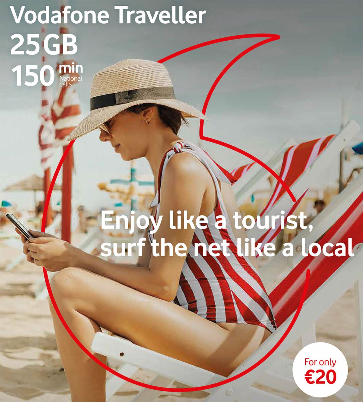 Vodafone Traveller, una tarifa prepago destinada a turistas