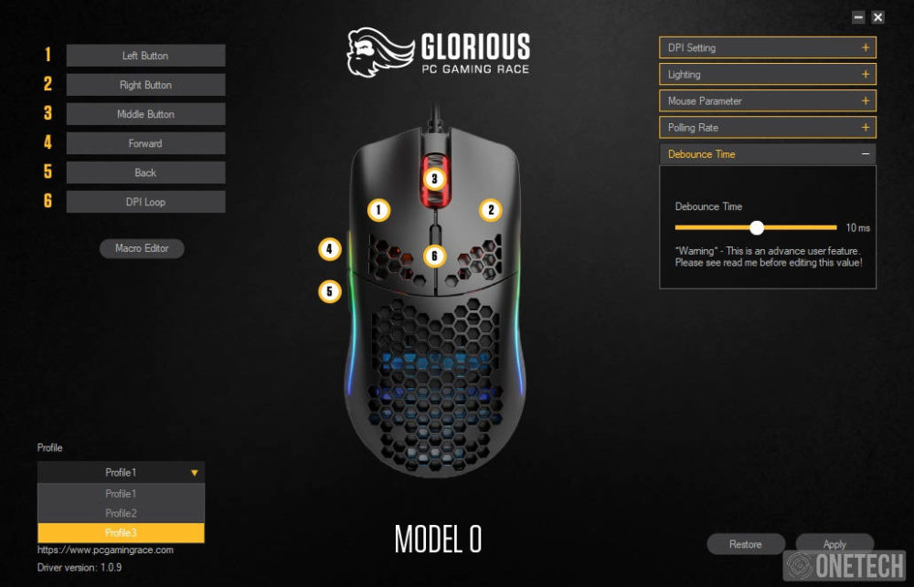 Glorious Model O, un ratón gamer lleno de color y de "agujeros" 39