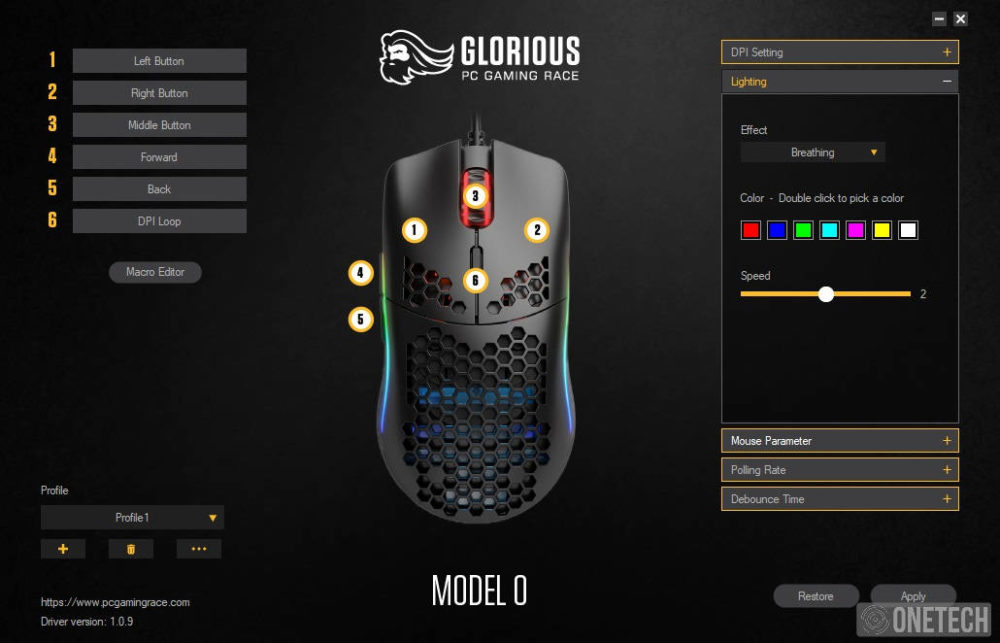 Glorious Model O, un ratón gamer lleno de color y de "agujeros" 42