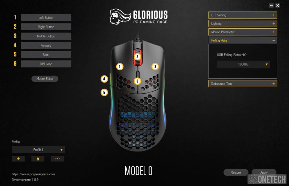 Glorious Model O, un ratón gamer lleno de color y de "agujeros" 44