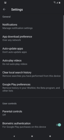Podremos desactivar la reproducción automática de vídeos en Google Play 30