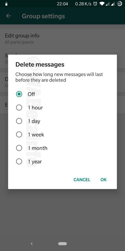 WhatsApp, eliminar mensajes 