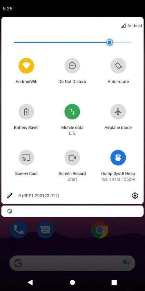 Android 11 podría permitir iconos de color para los ajustes rápidos 2