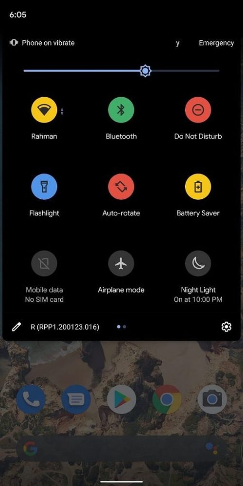 Android 11 podría permitir iconos de color para los ajustes rápidos 1