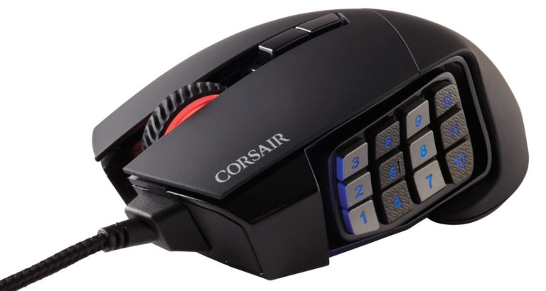 Corsair presenta su nuevo ratón para MOBA/MMO, el Scimitar RGB Elite 27
