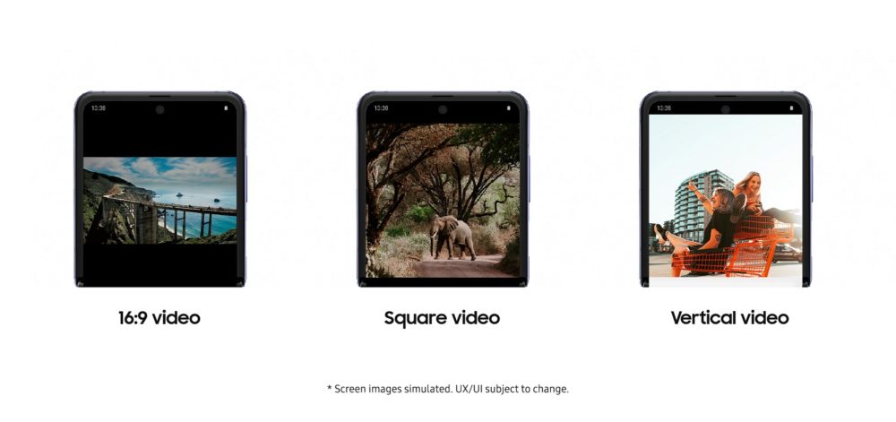 Youtube se actualiza con "modo flexible" para el Samsung Galaxy Z Flip