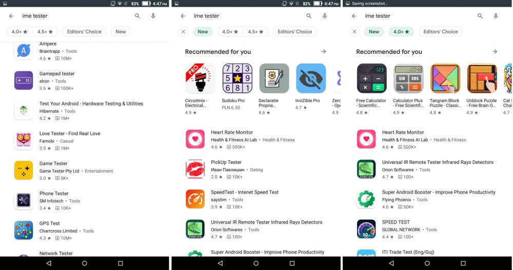 La Google Play Store añade nuevos filtros a las búsquedas