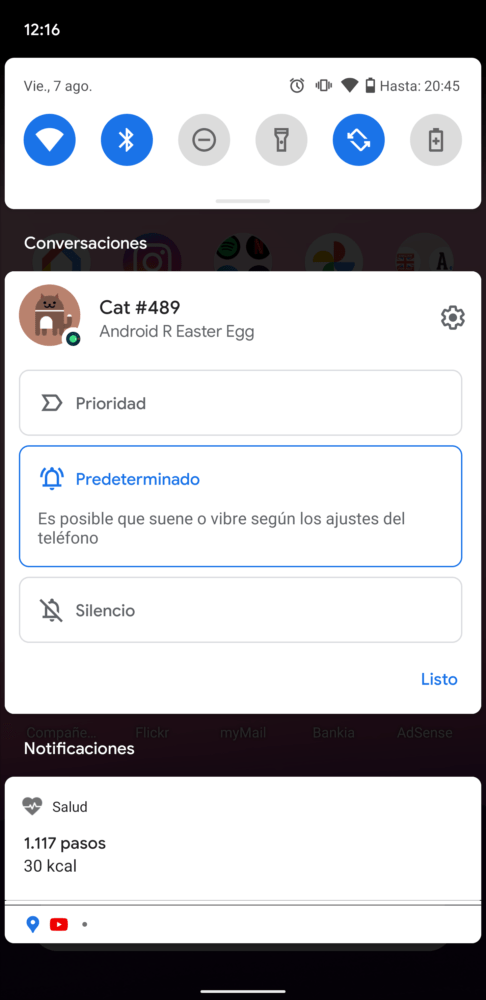 Neko cat, el "easter egg" de Android 11 29