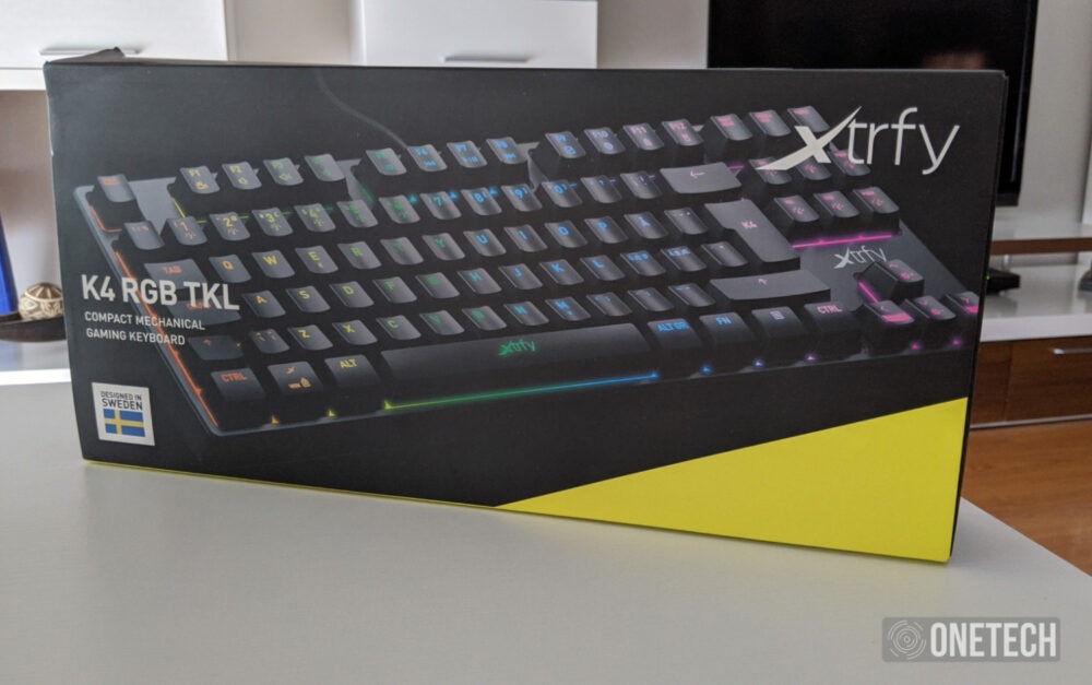 Xtrfy K4 RGB TKL, probamos el teclado gamer compacto sueco 1