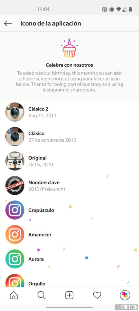 Instagram: te decimos como puedes cambiar su icono 4