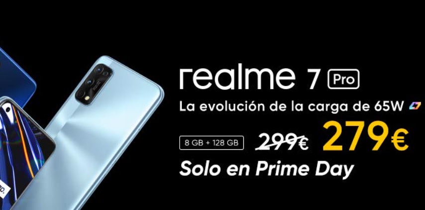 Consigue tu Realme 7 Pro en oferta con el Amazon Prime Day