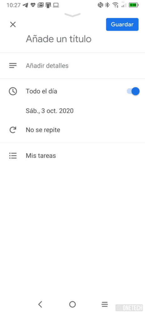 Calendario de Google ya permite añadir Tareas desde el móvil 3