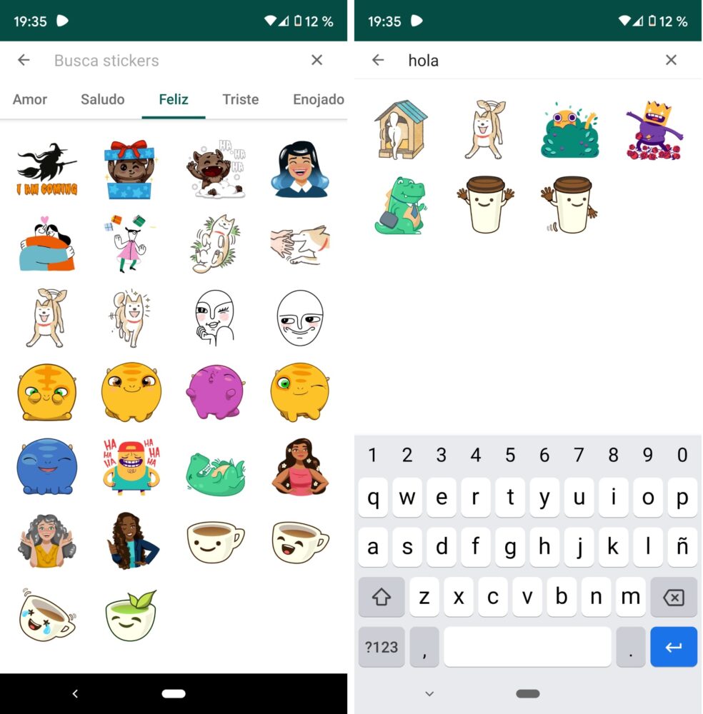 Whatsapp beta añade un buscador de stickers en Android
