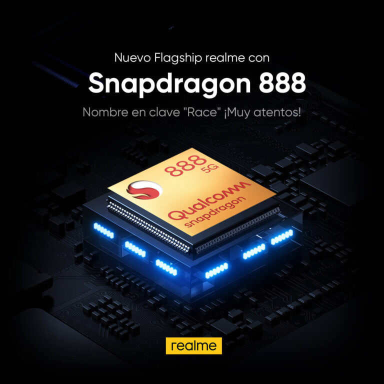 Realme Race será el primer smartphone de la marca con el Snapdragon 888