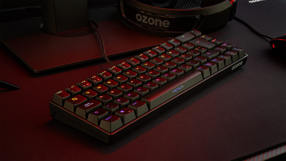Tactical, el primer teclado en formato 65% inalámbrico de Ozone