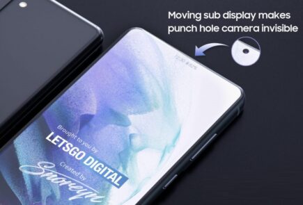 Asi quiere Samsung ocultar la cámara frontal: usando una segunda pantalla móvil 27