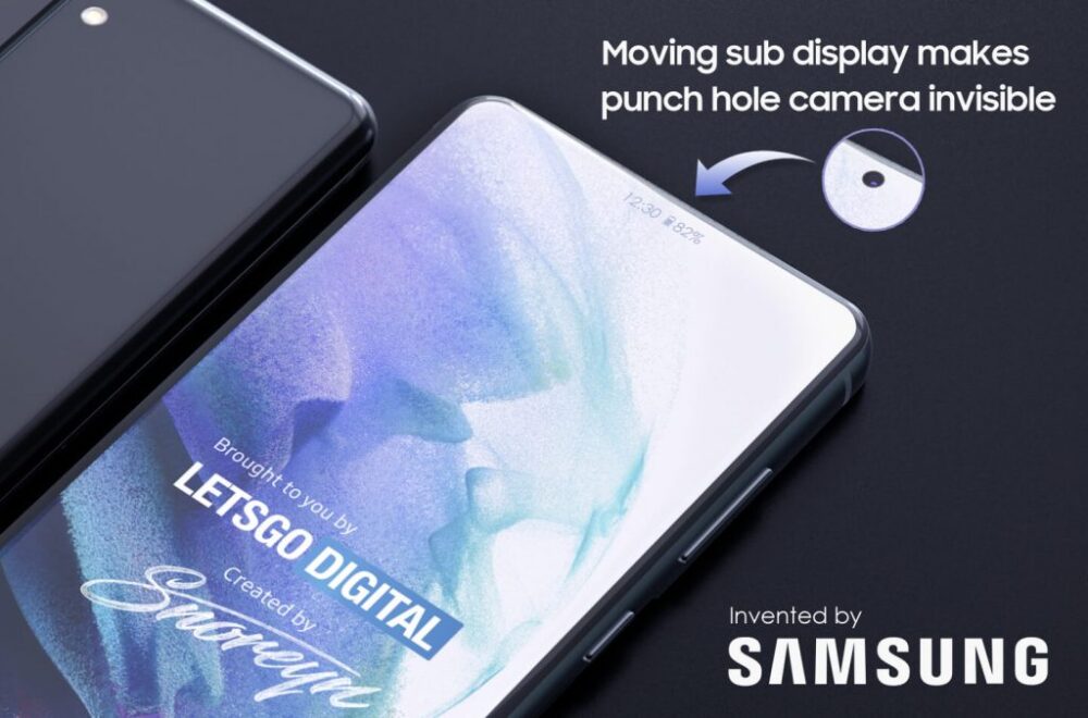 Asi quiere Samsung ocultar la cámara frontal: usando una segunda pantalla móvil 1