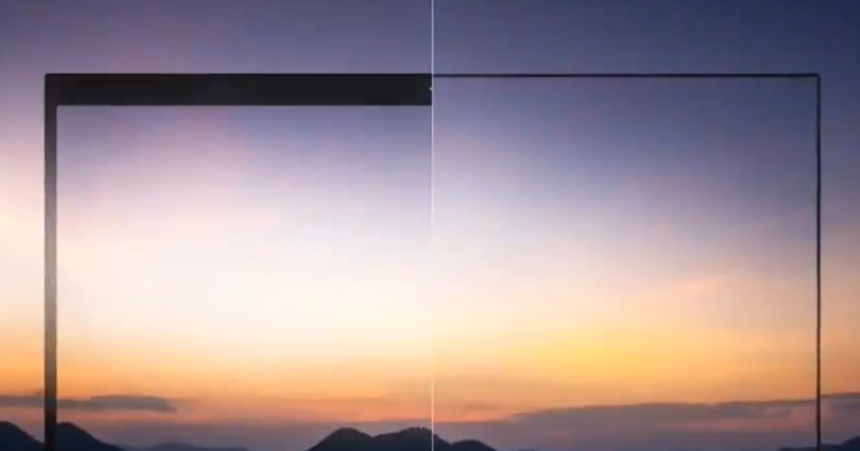 cámara bajo pantalla