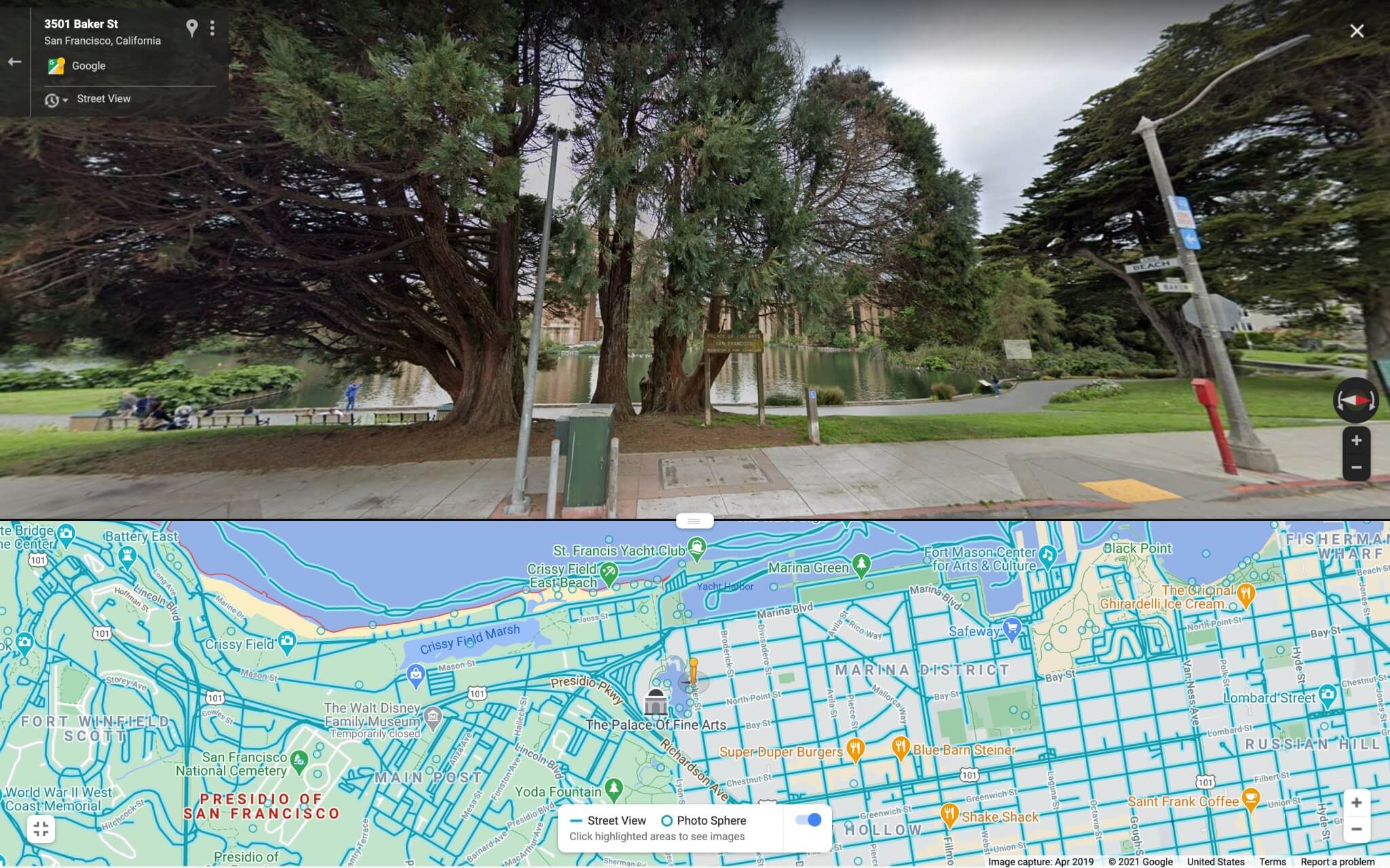 Google Maps Street View Split Web 