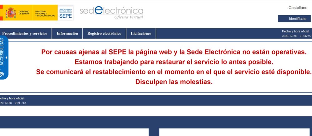 El SEPE sufre un ciberataque y deja a millones de usuarios sin poder acceder a sus servicios 490
