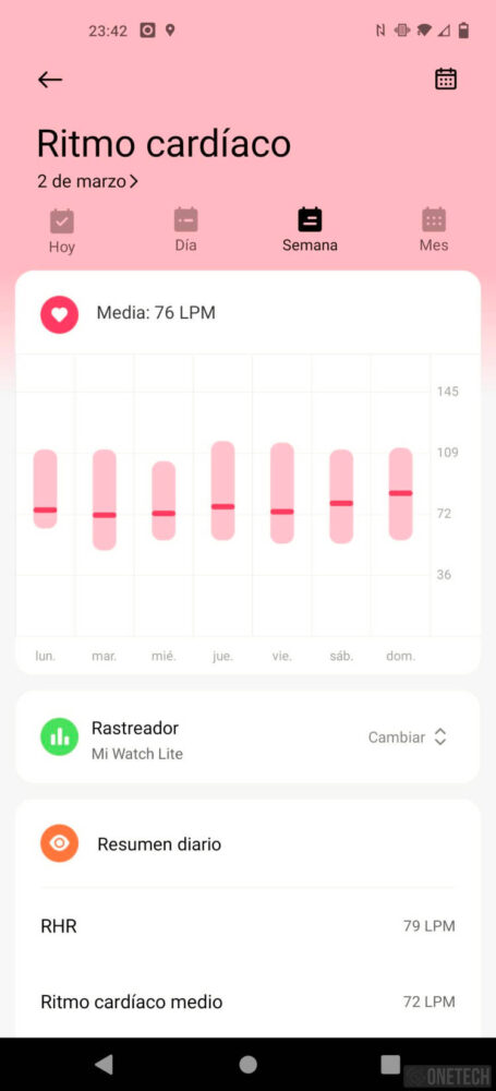Xiaomi Mi Watch Lite, el enemigo de la Mi Band está en casa - Análisis 42