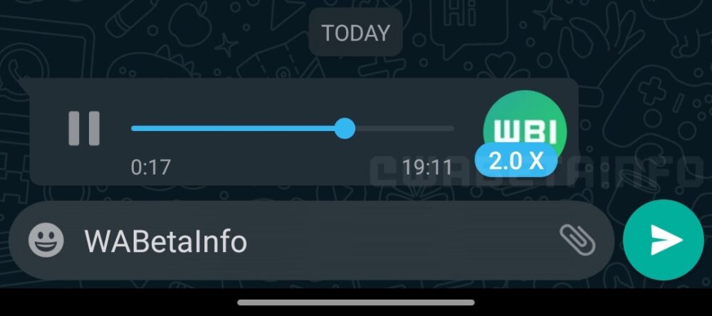 WhatsApp permitirá reproducir las notas de voz en tres velocidades y ya sabemos como se verá 3