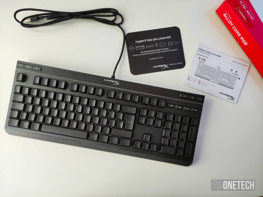 HyperX Alloy Core RGB, un completo teclado gamer por poco dinero - Análisis 1067