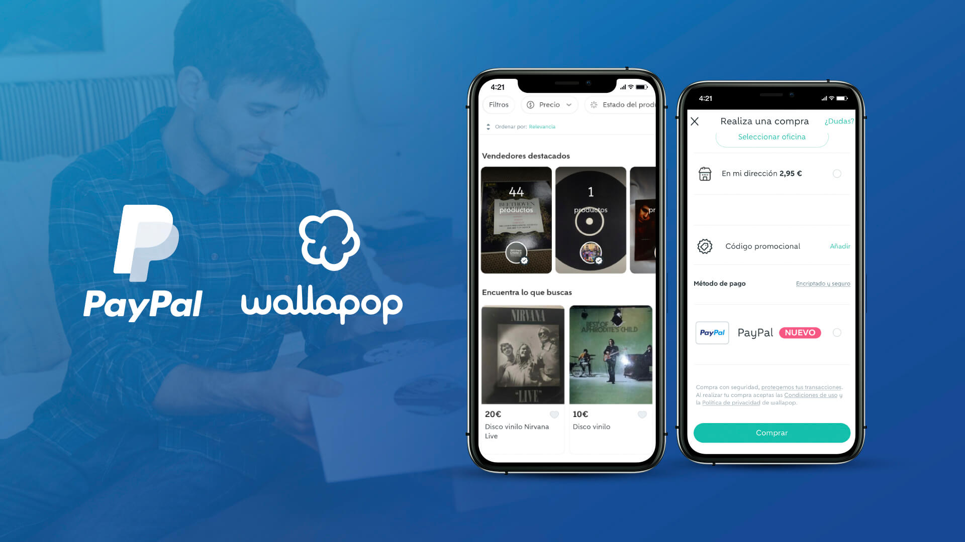 Podrás pagar en Wallapop con tu cuenta de PayPal