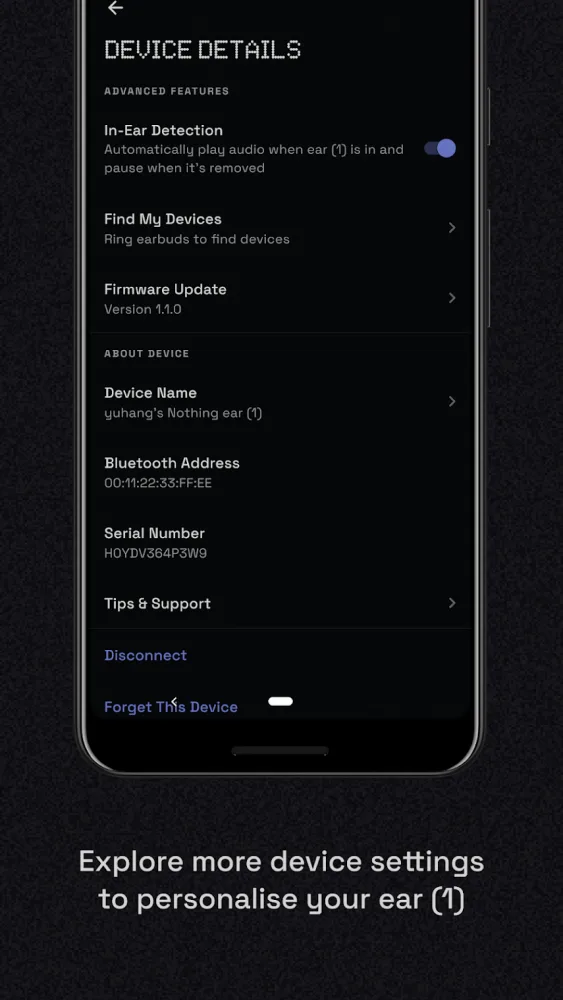 La app compañera del Nothing Ear (1) ya aparece en Google Play 3