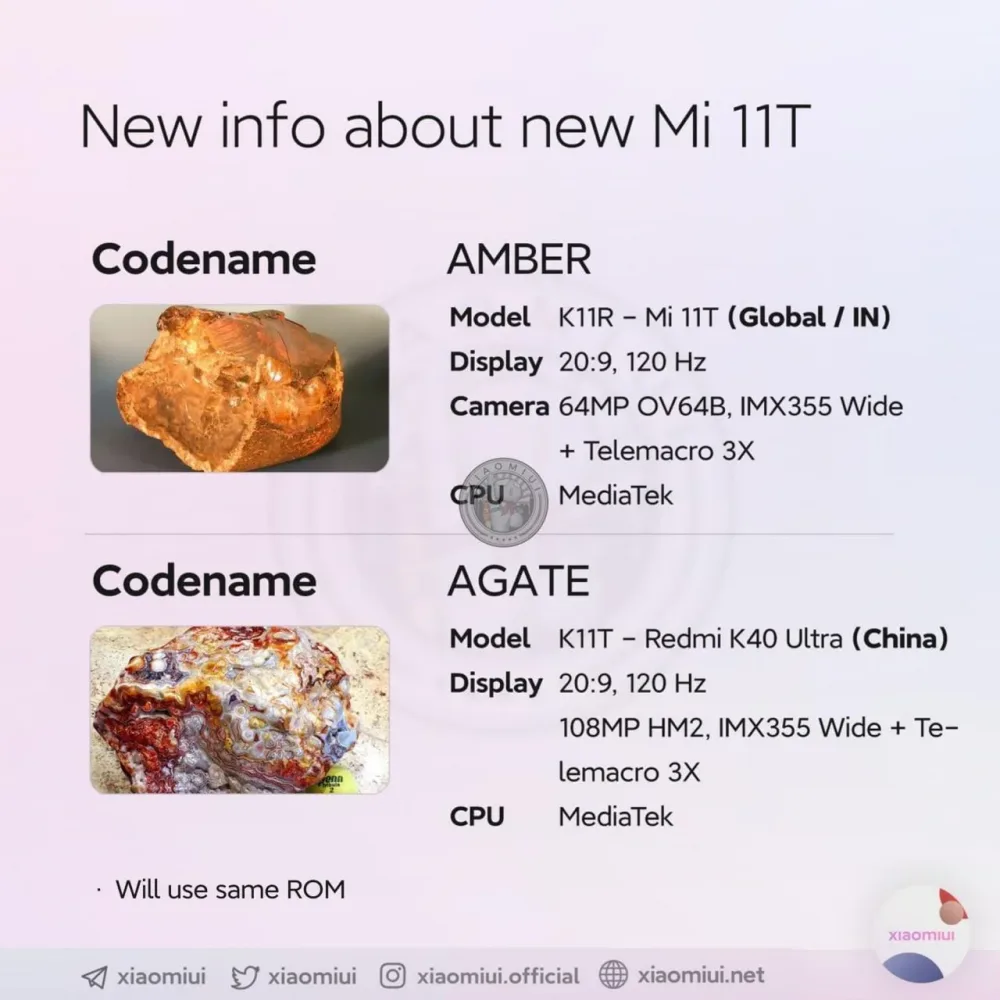 Xiaomi Mi 11T se filtra con procesador MediaTek y pantalla a 120 Hz 2