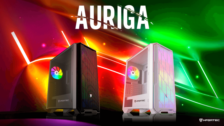 Nfortec Auriga, nueva caja resistente con frontal mallado para deslumbrar