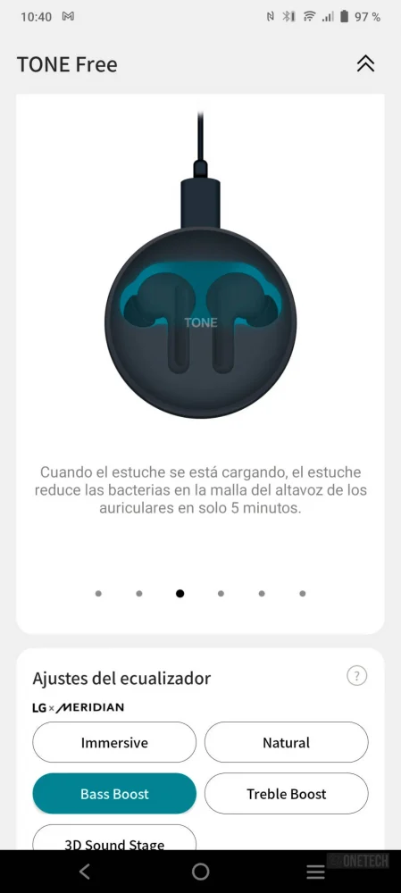 LG Tone Free FP8: auriculares con sonido Meridian, ANC y desinfección UV - Análisis 11