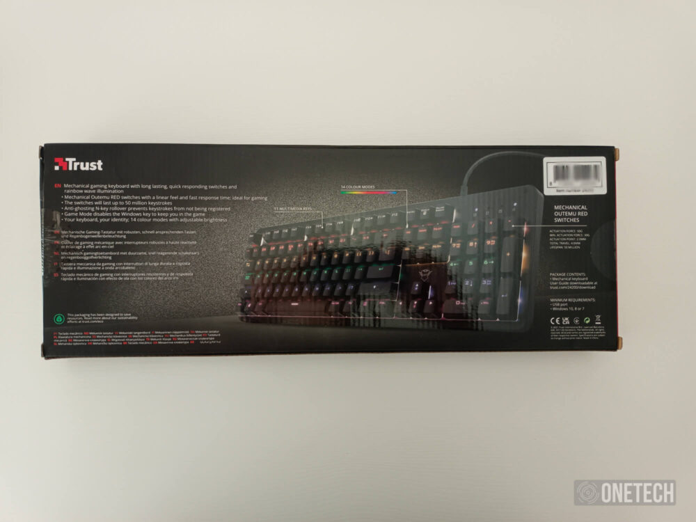 Trust GXT 863 MAZZ, un teclado mecánico económico - Análisis 1